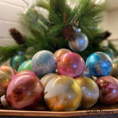 Marbled Ornaments